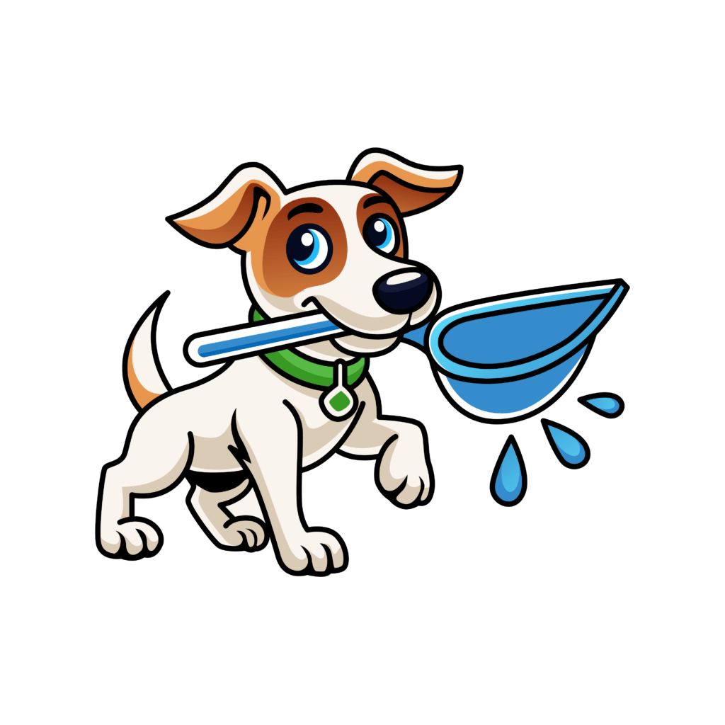 oopscoop puppy logo